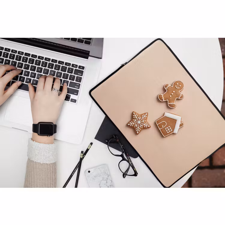 Laptophoes Koekje - Kerst - Eten — 3