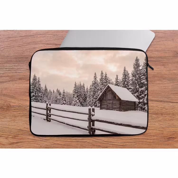 Laptophoes Hut - Sneeuw - Winter — 2