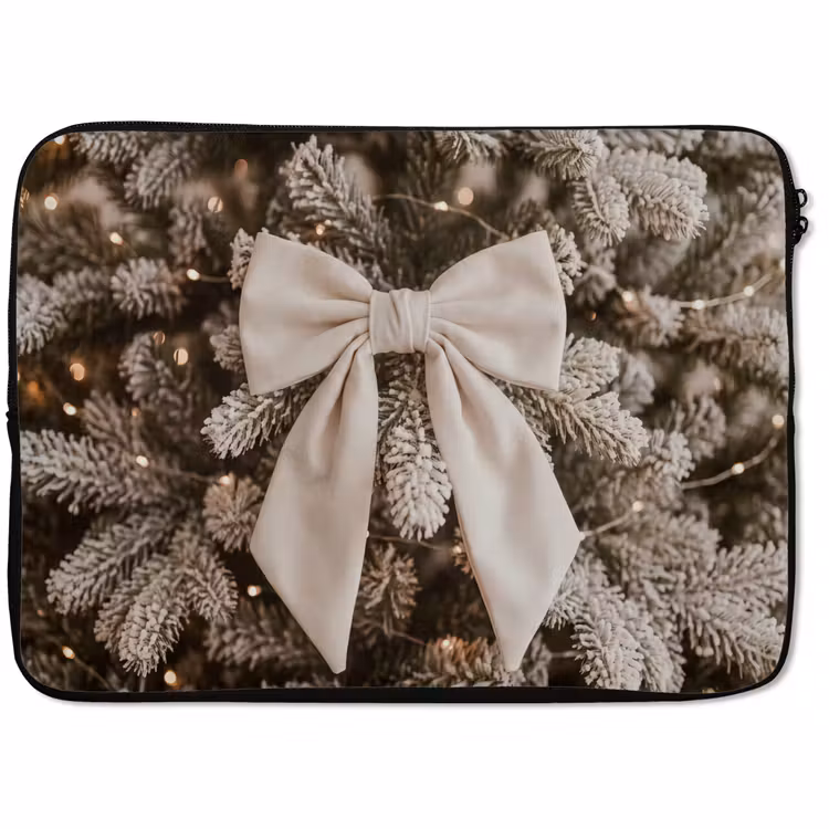 Laptophoes Strik - Kerstboom - Kerst — 1