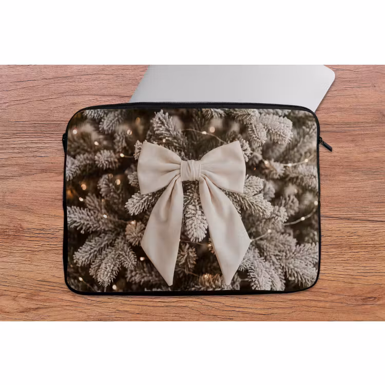Laptophoes Strik - Kerstboom - Kerst — 2