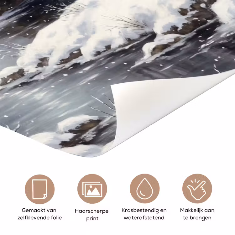 Deursticker - Landschap - Sneeuw - Winter — 3
