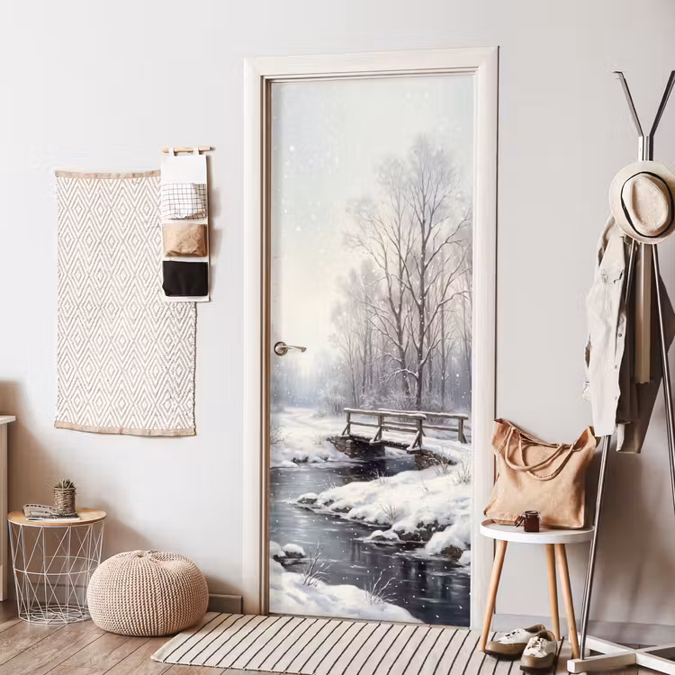 Deursticker - Landschap - Sneeuw - Winter — 8
