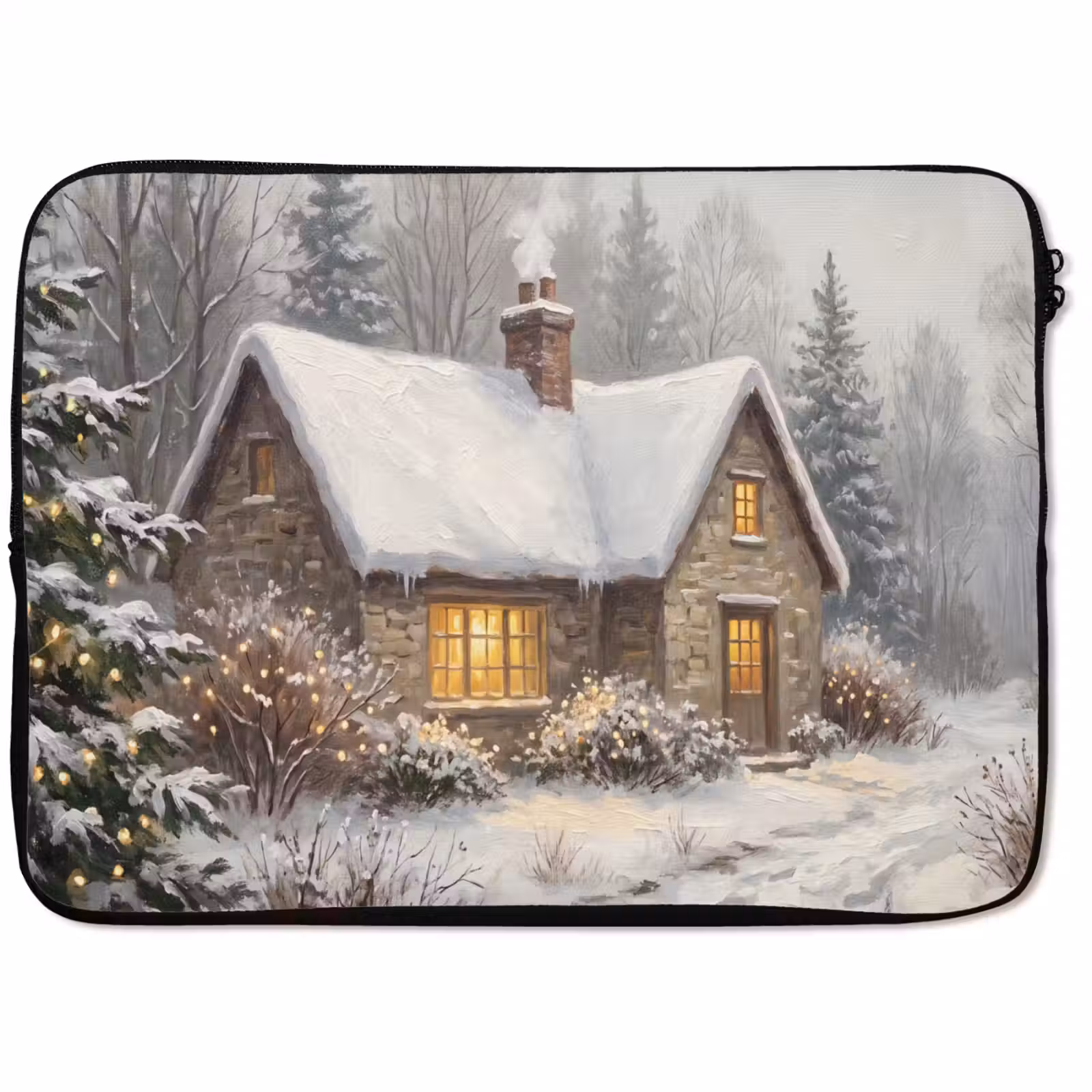 Laptophoes Bos - Winter - Landschap — 1