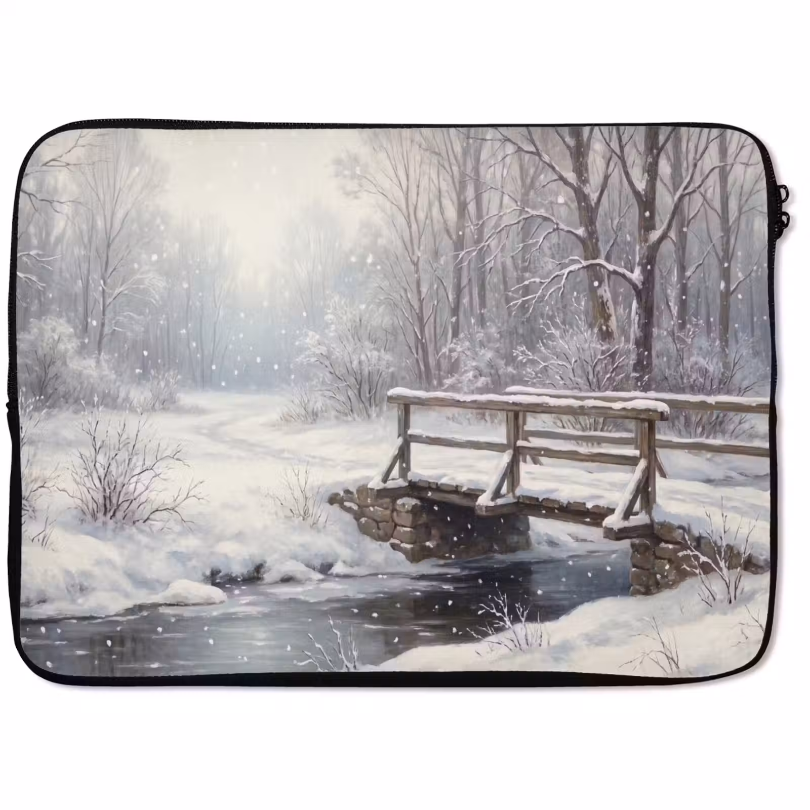 Laptophoes Landschap - Sneeuw - Winter — 1