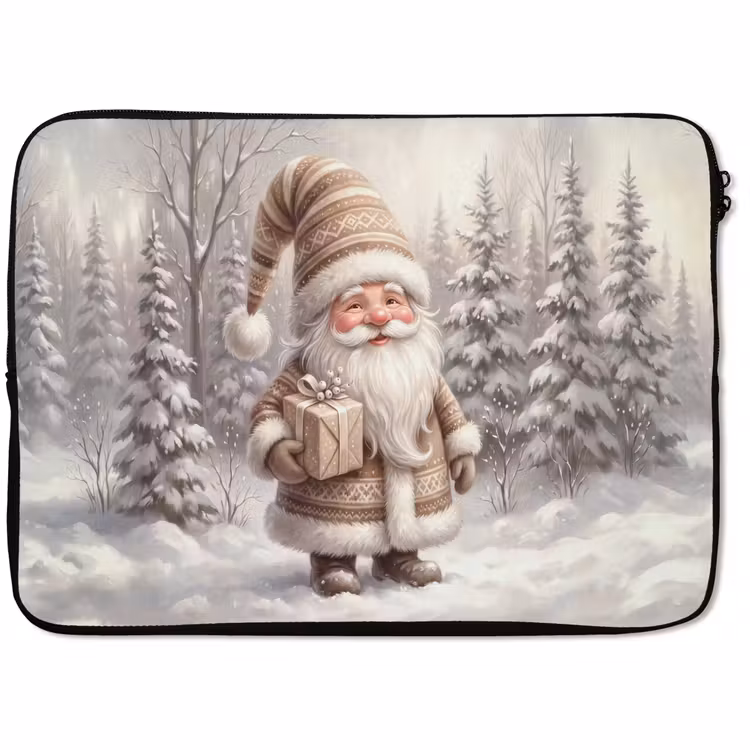 Laptophoes Kerstman - Geschenk - Winter — 1