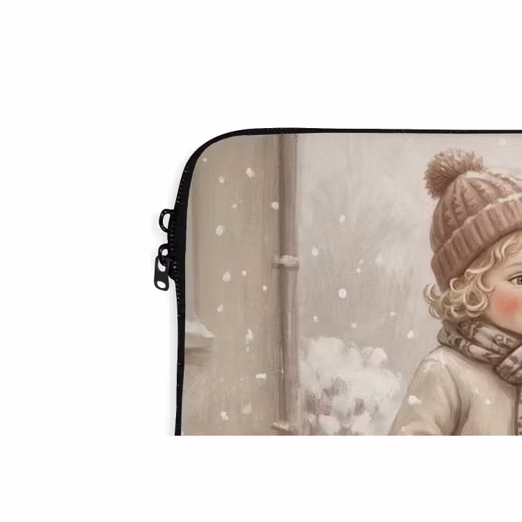 Laptophoes Kind - Hond - Sneeuw — 5