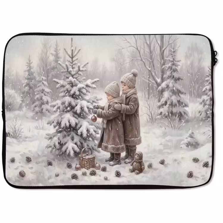 Laptophoes Kinderen - Kerst - Winter — 1