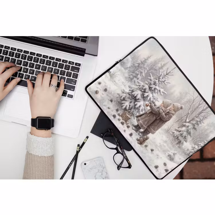 Laptophoes Kinderen - Kerst - Winter — 3