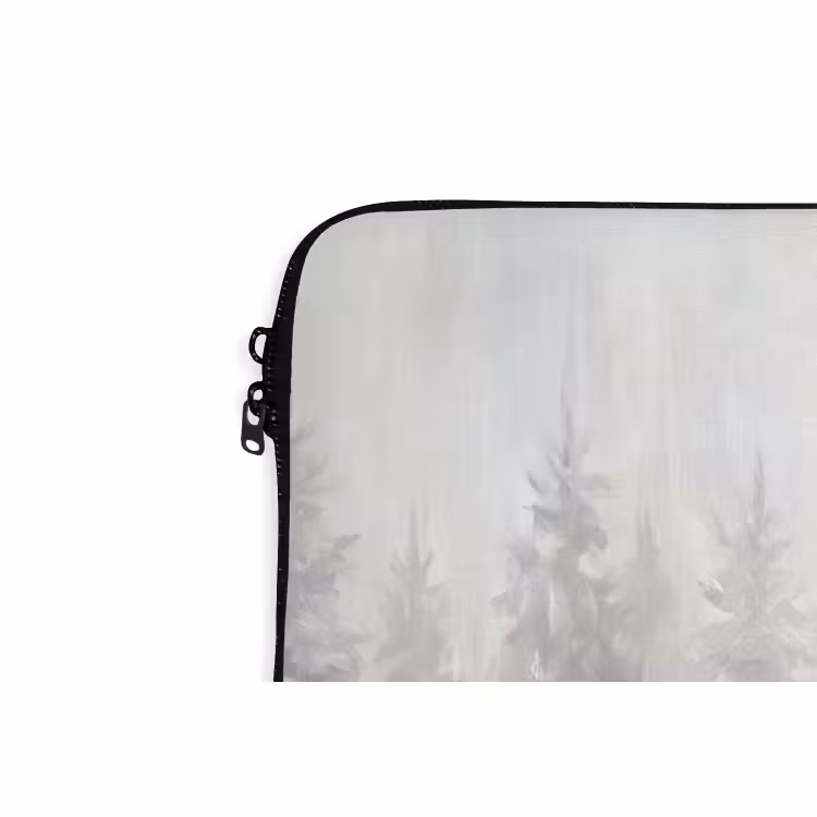 Laptophoes Winterbos - Kerstboom - Kunst — 5