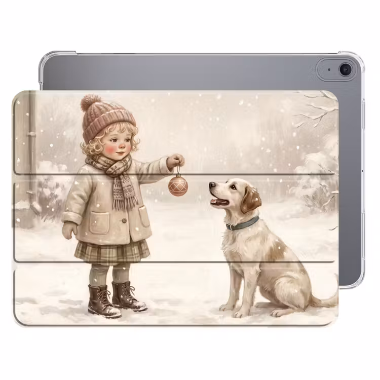 iPad hoes - Kind - Hond - Sneeuw — 1