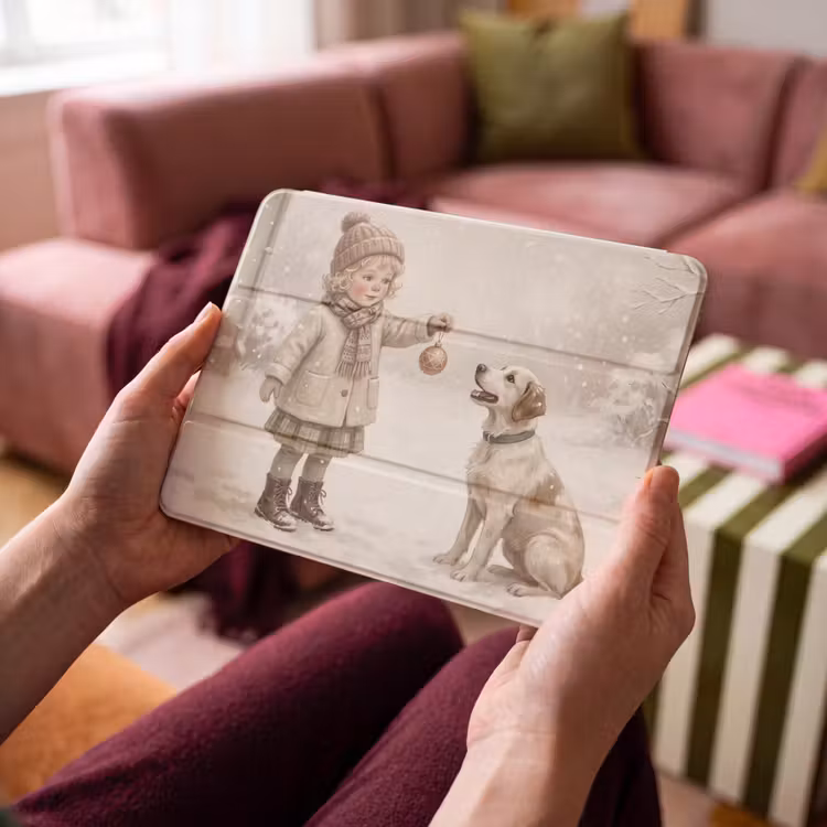 iPad hoes - Kind - Hond - Sneeuw — 4