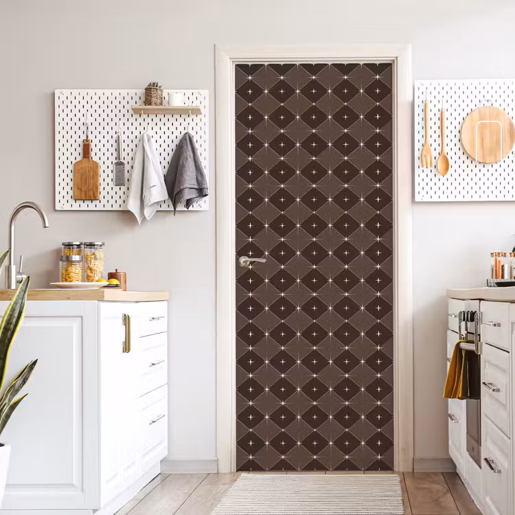 Deursticker - Ster - Bruin - Taupe - Kerst — 7