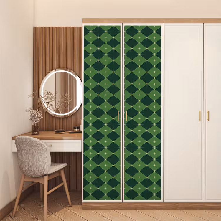 Deursticker - Ster - Groen - Kerst — 5