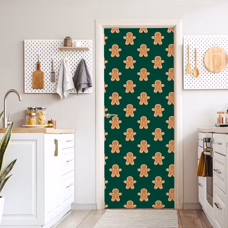 Deursticker - Peperkoek - Kerst - Groen — 7