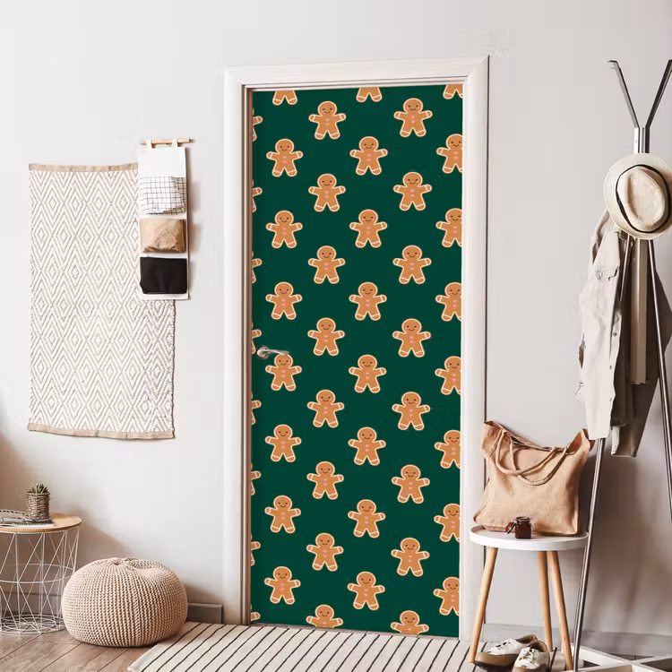 Deursticker - Peperkoek - Kerst - Groen — 8