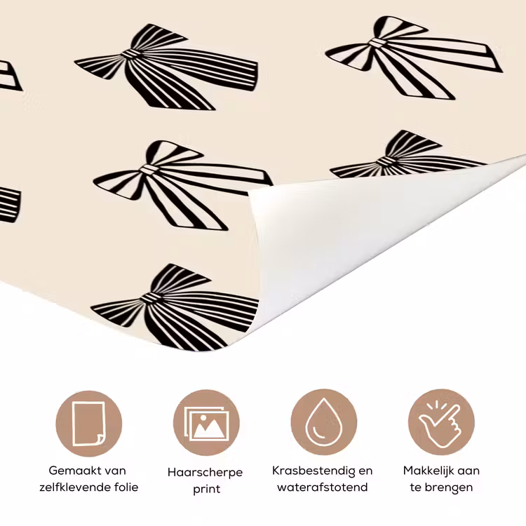 Deursticker - Strikken - Kerst - Zwart — 3