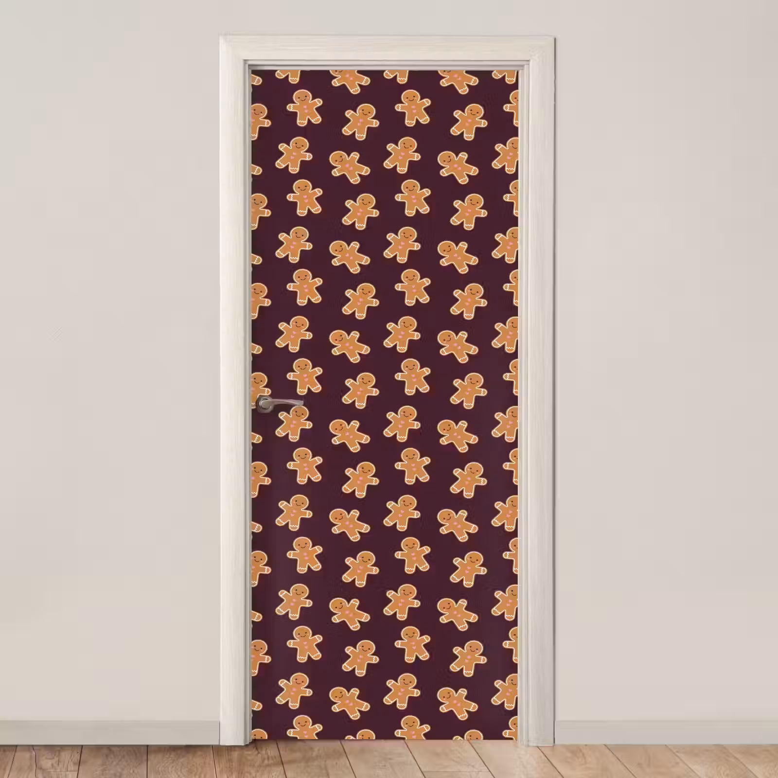 Deursticker - Burgudy - Peperkoek - Kerst — 1