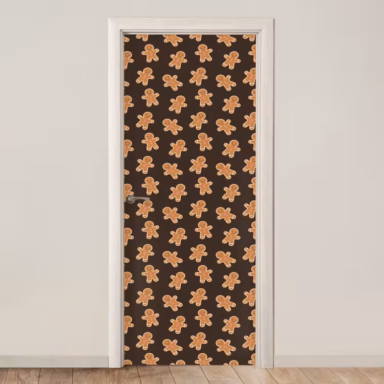Deursticker - Bruin - Peperkoek - Kerst — 1