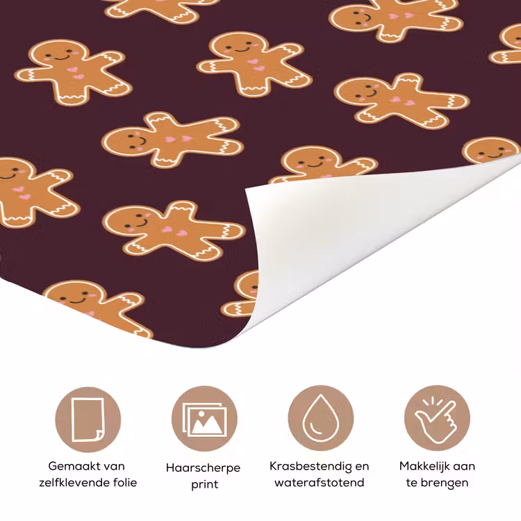 Deursticker - Burgudy - Peperkoek - Kerst — 3