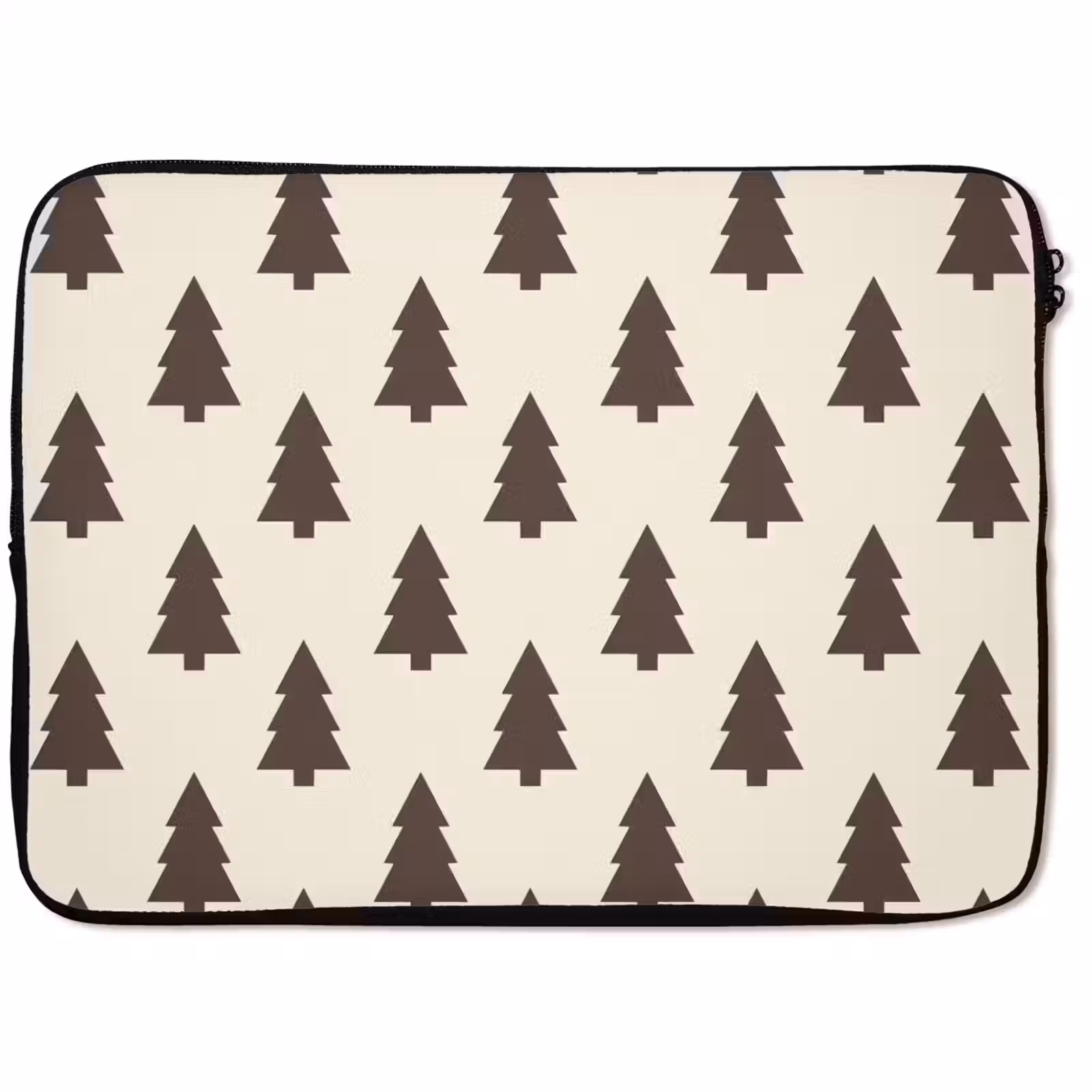Laptophoes Kerstboom - Crème - Grijs — 1