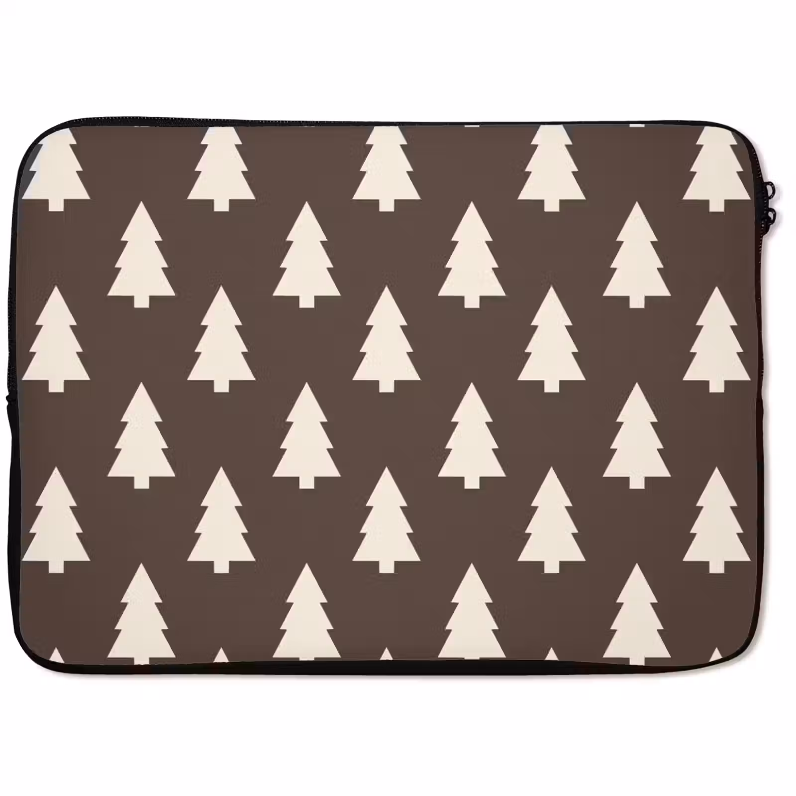 Laptophoes Kerstboom - Grijs - Crème — 1