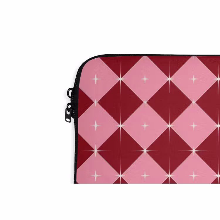 Laptophoes Ster - Rood - Roze - Kerst — 5