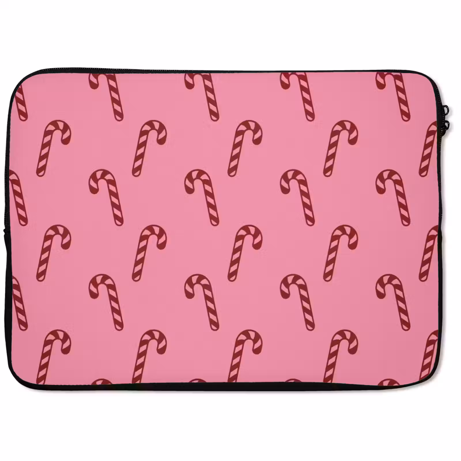 Laptophoes Kerst - Roze - Zuurstok - Rood — 1