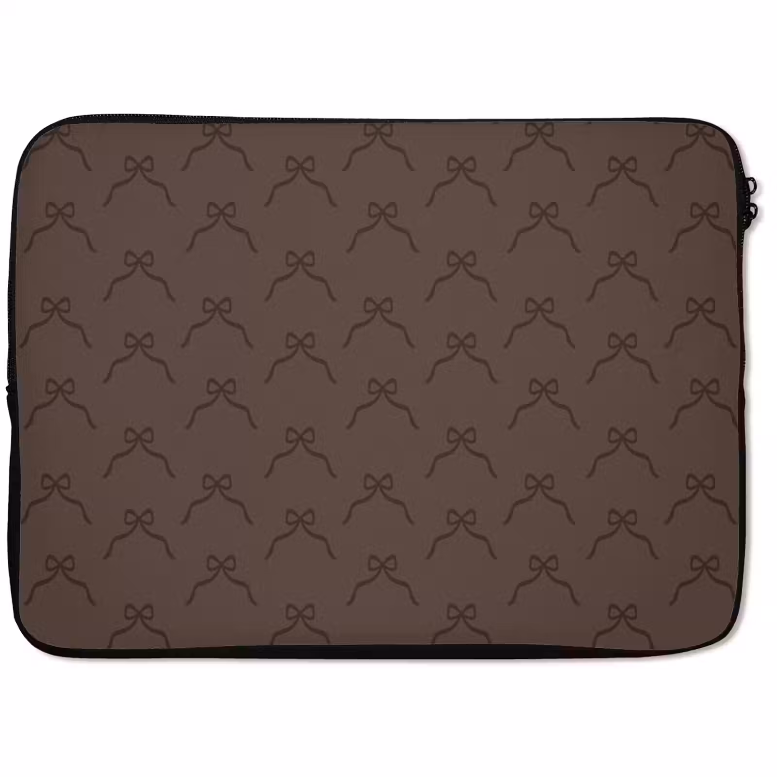 Laptophoes Bruin - Kerst - Strik — 1