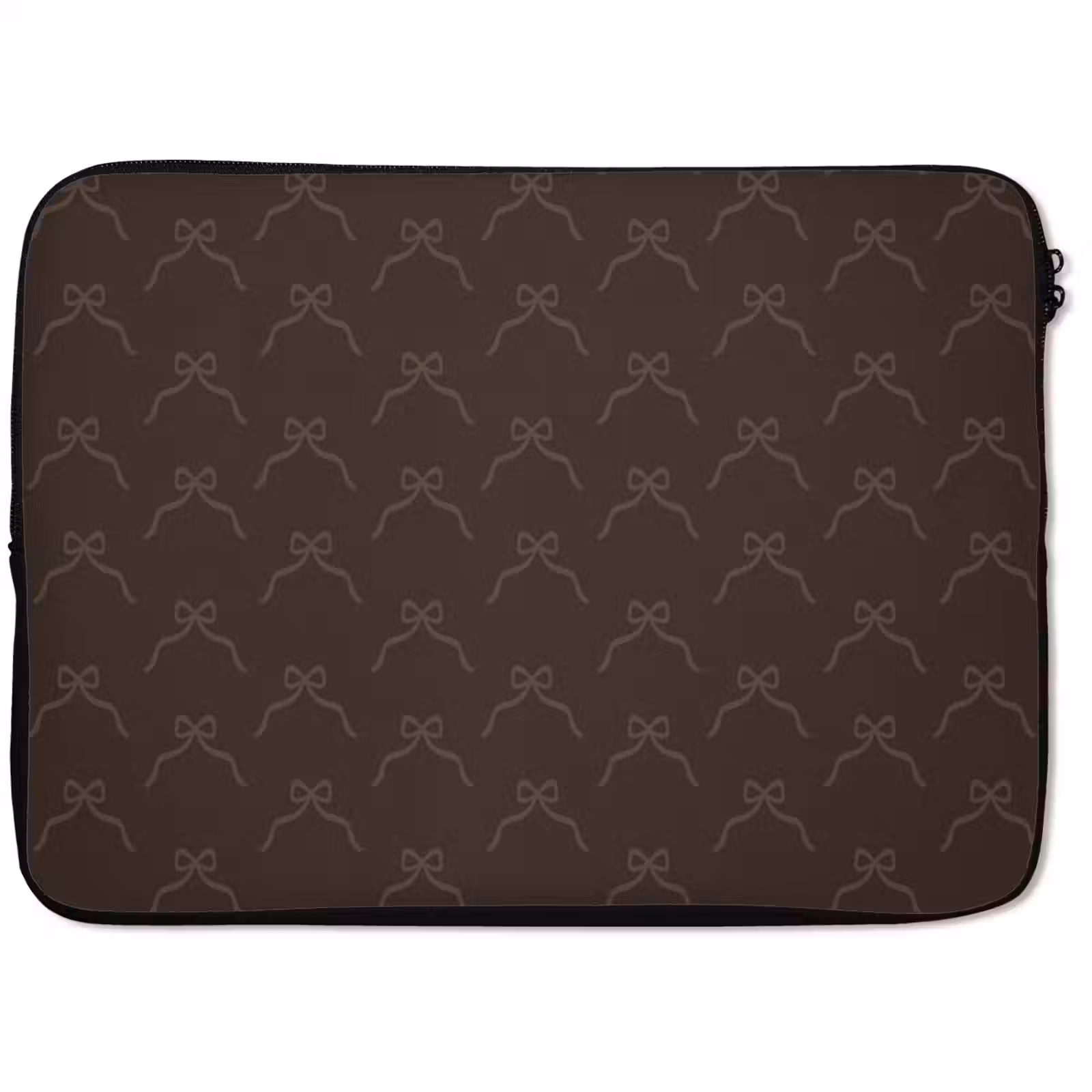 Laptophoes Kerst - Bruin - Strik — 1