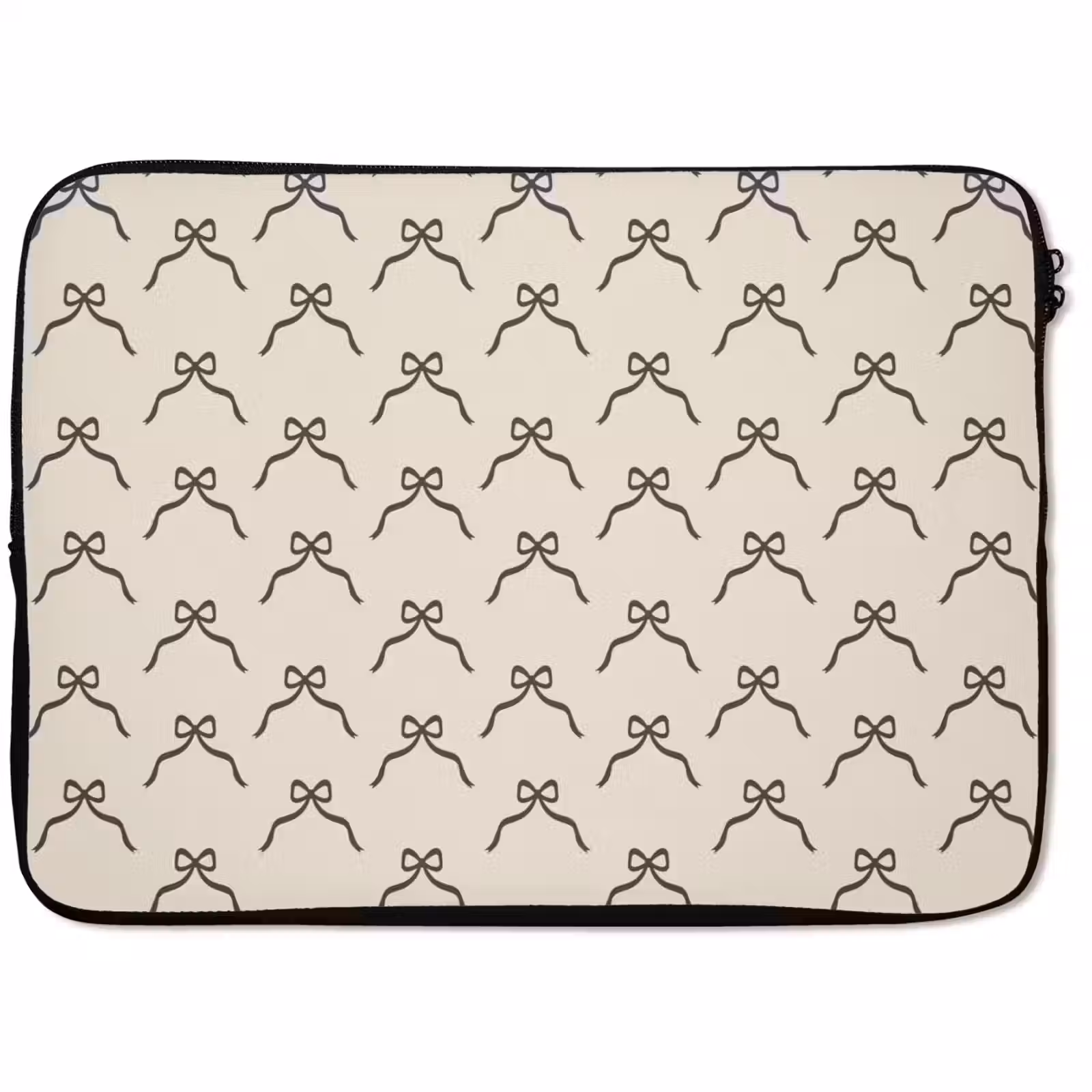 Laptophoes Kerst - Strik - Crème — 1