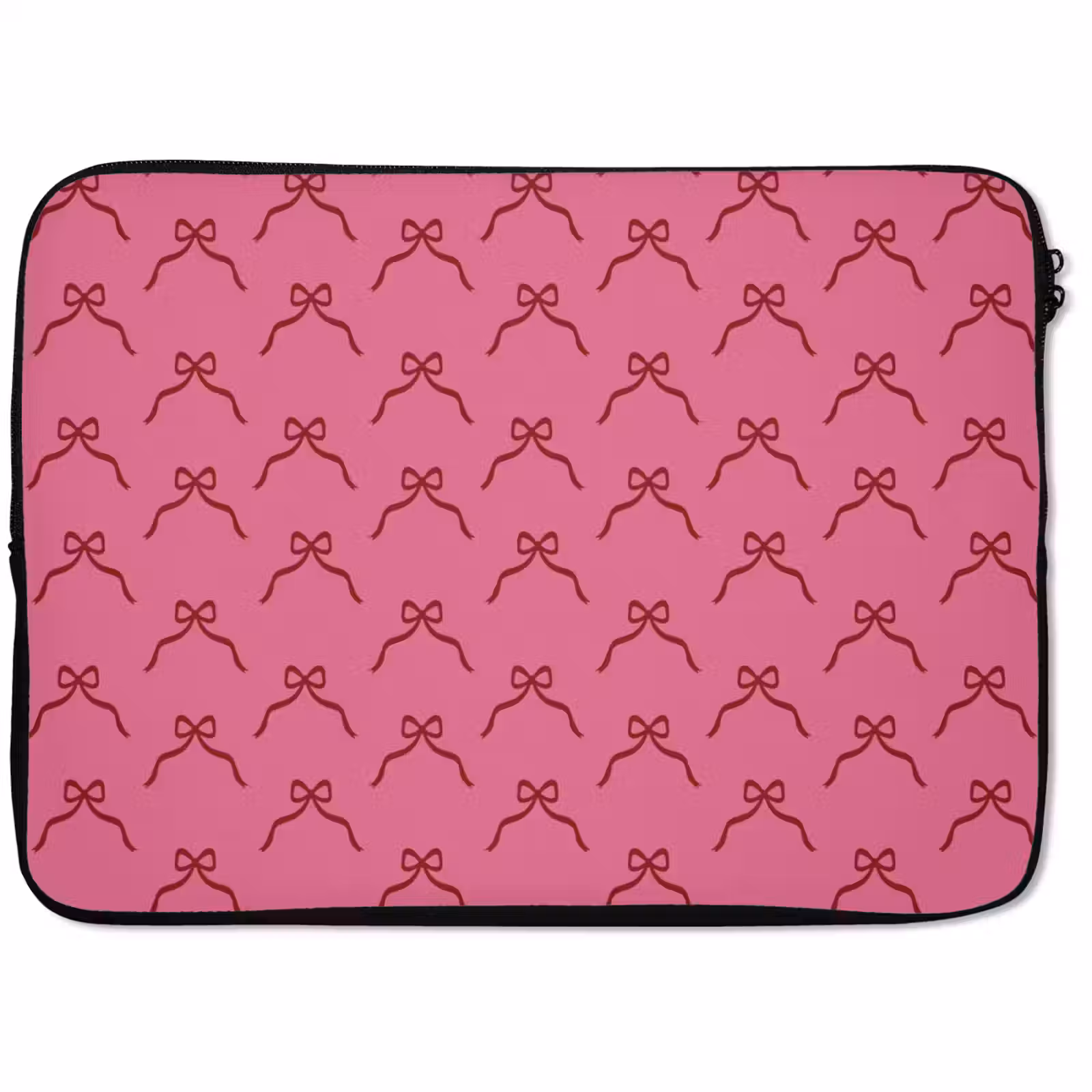 Laptophoes Strik - Rood - Roze - Kerst — 1