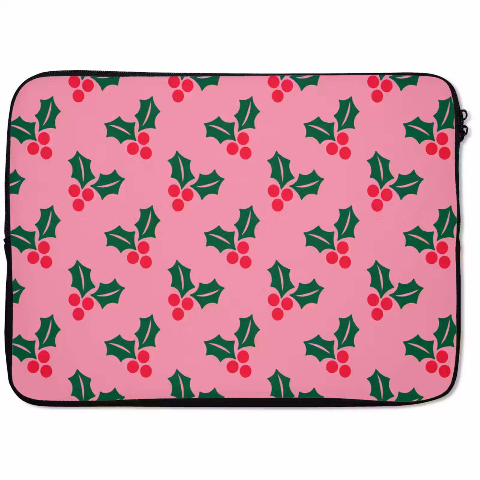 Laptophoes Hulst - Kerst - Roze — 1