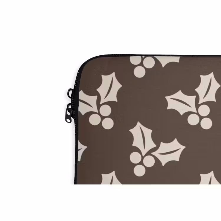 Laptophoes Hulst - Bruin - Kerst — 5
