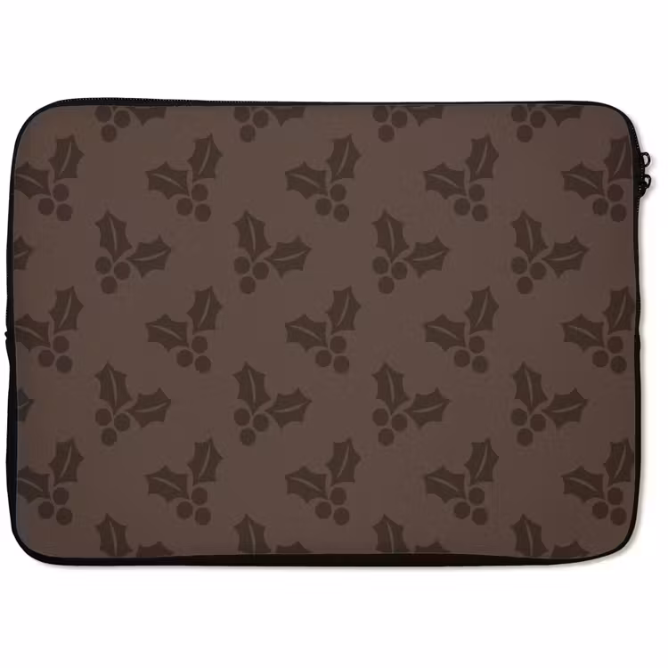Laptophoes Hulst - Kerst - Bruin — 1