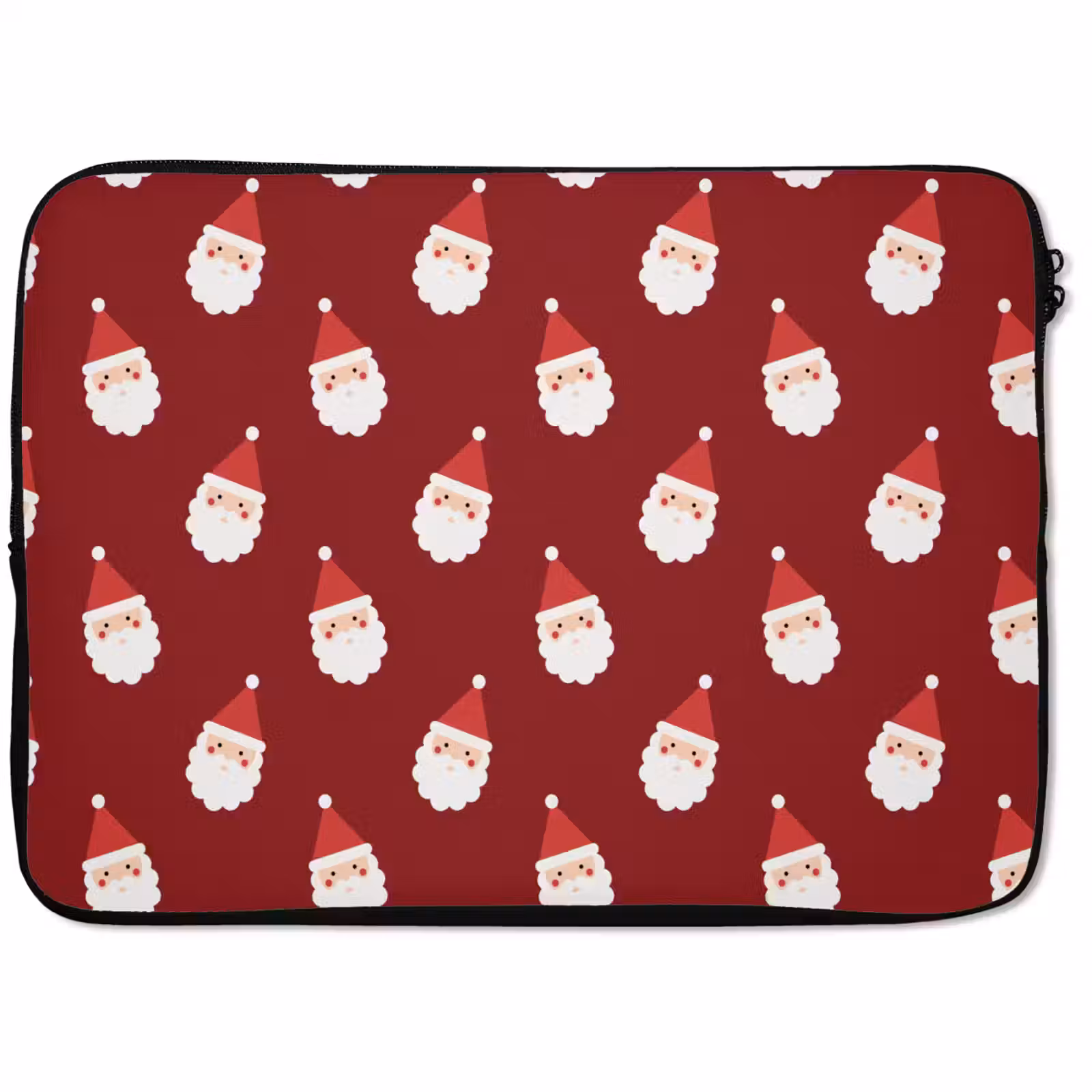 Laptophoes Kerstman - Kerst - Rood — 1