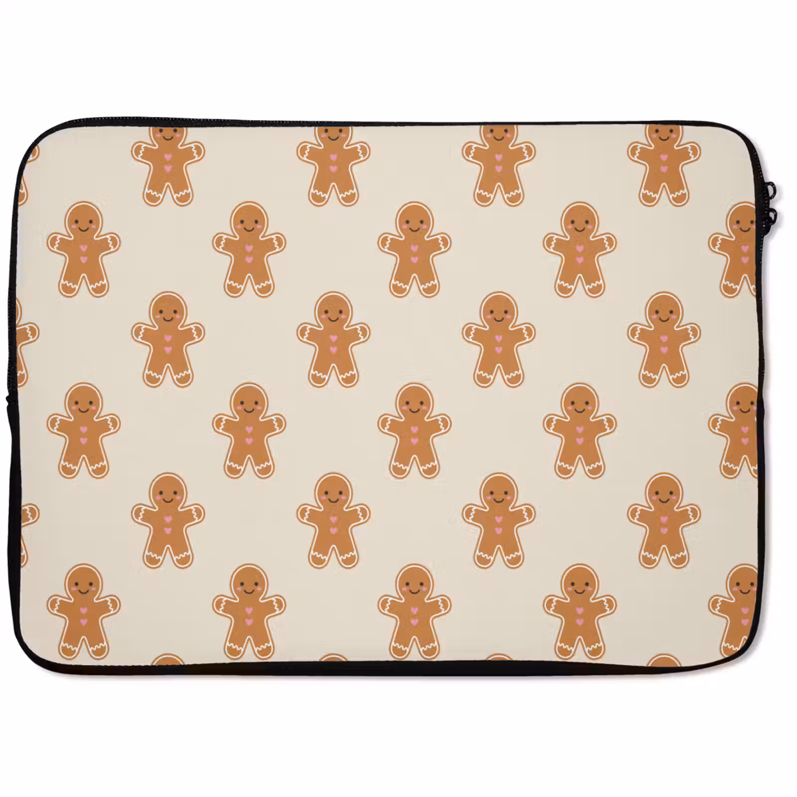 Laptophoes Peperkoek - Kerst - Crème — 1