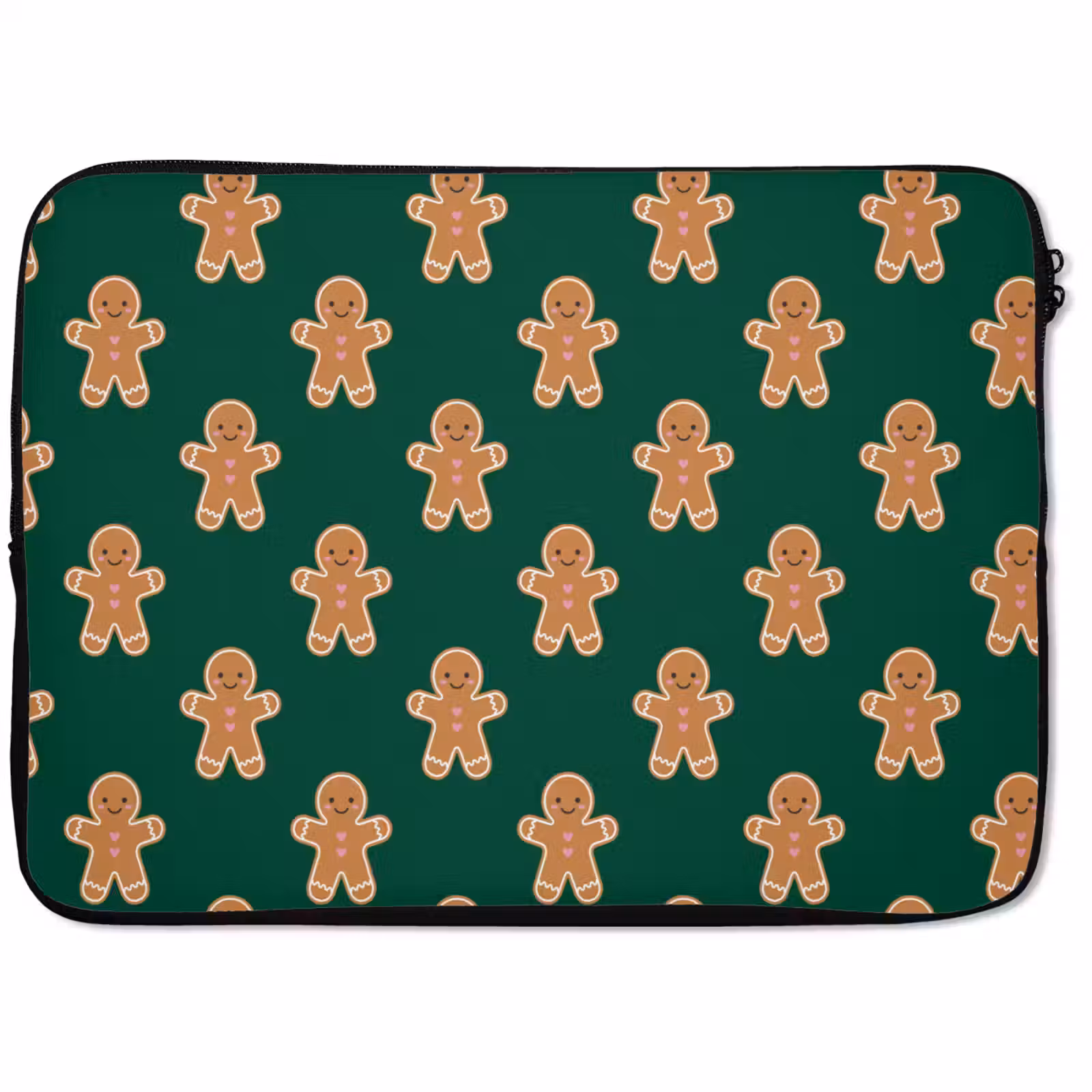 Laptophoes Peperkoek - Kerst - Groen — 1