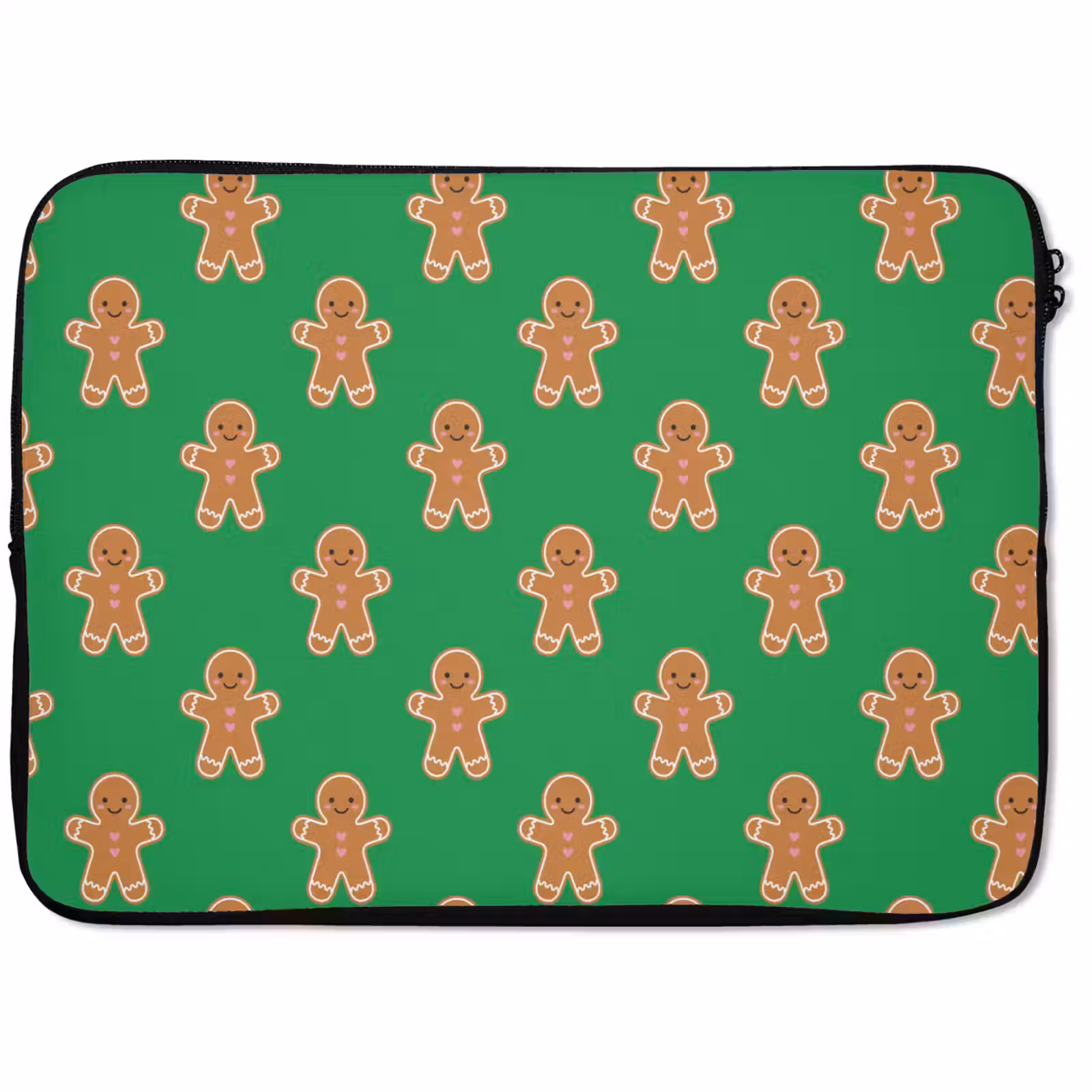 Laptophoes Peperkoek - Kerst - Neon - Groen — 1