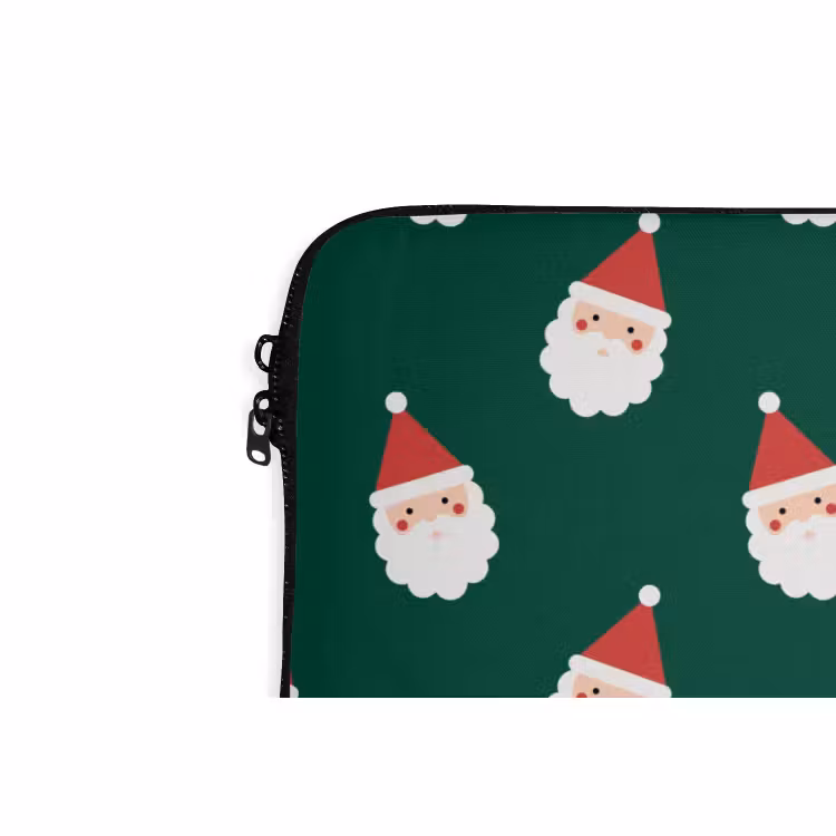 Laptophoes Kerstman - Kerst - Groen — 5
