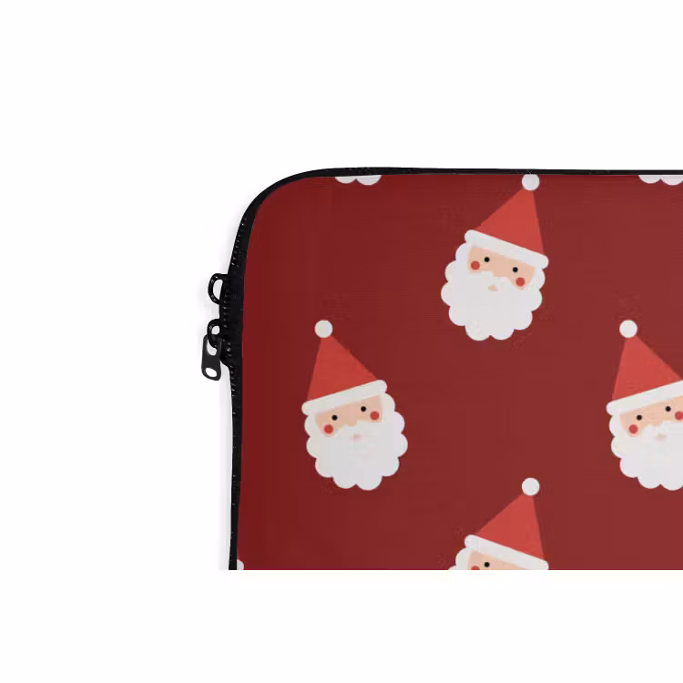 Laptophoes Kerstman - Kerst - Rood — 5