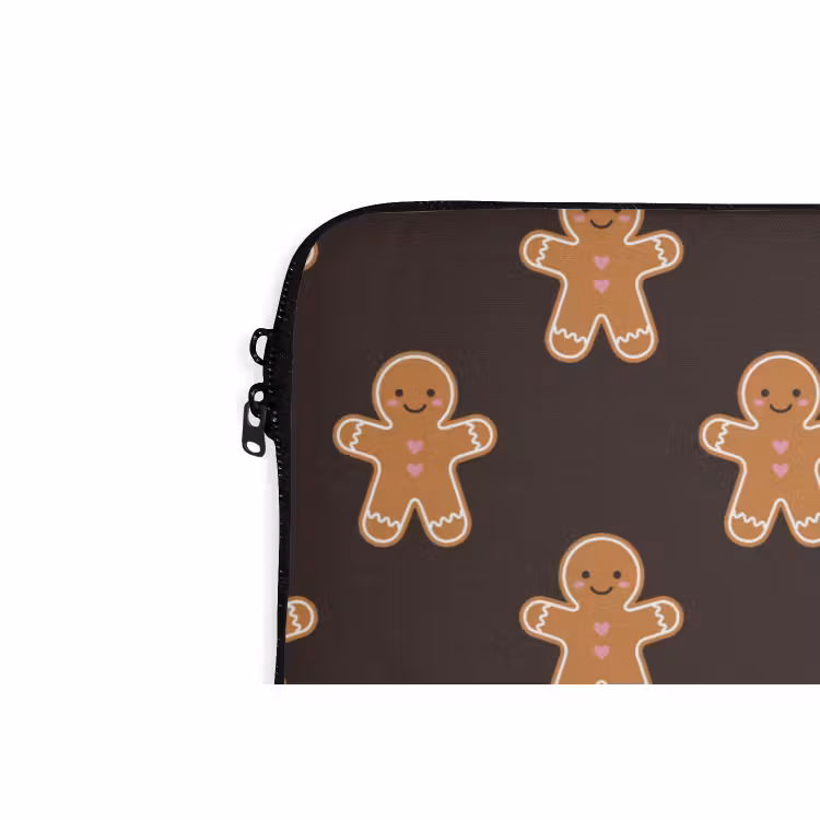 Laptophoes Peperkoek - Bruin - Kerst — 5