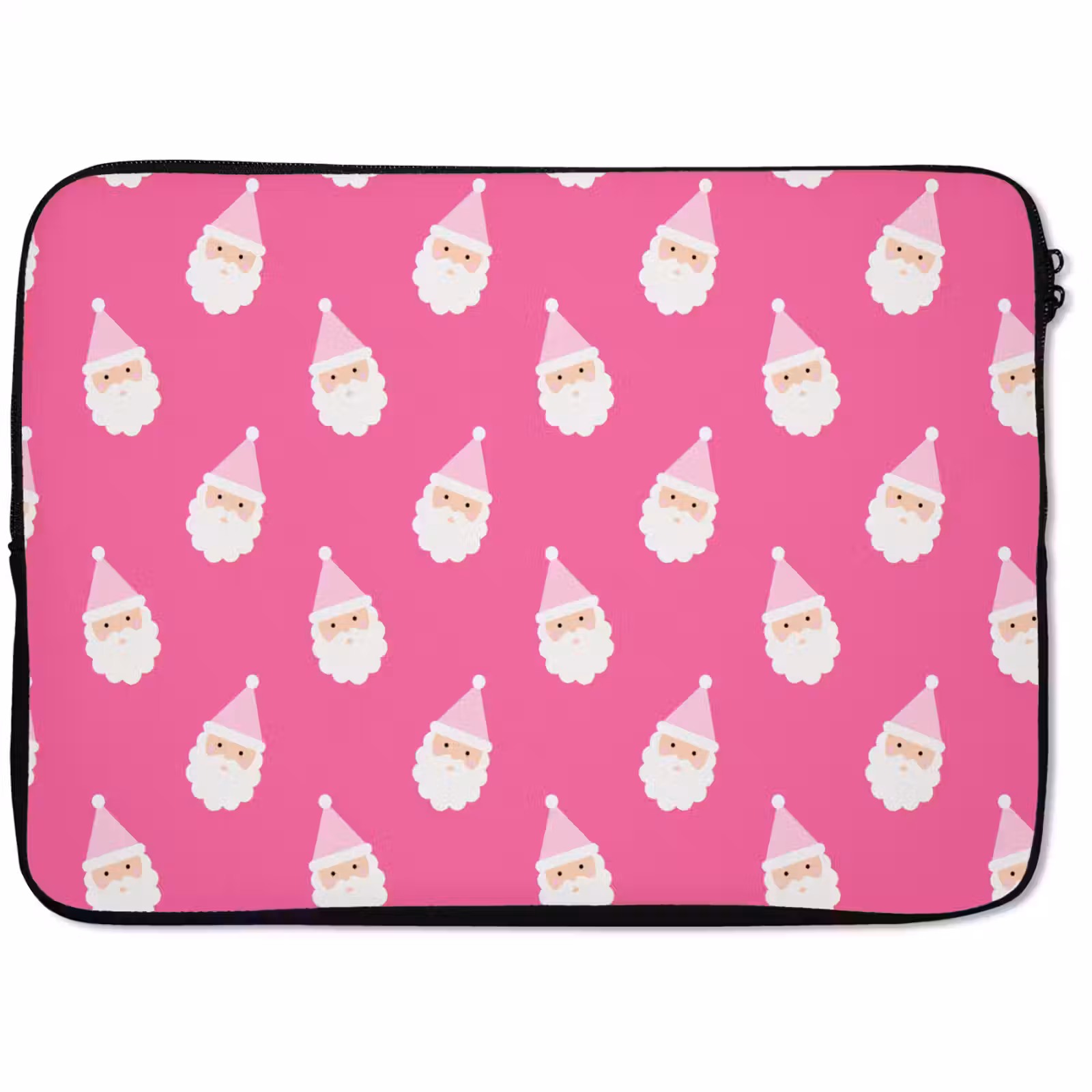 Laptophoes Kerstman - Kerst - Neon - Roze — 1