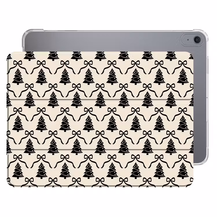iPad hoes - Strik - Zwart - Wit - Kerst — 1
