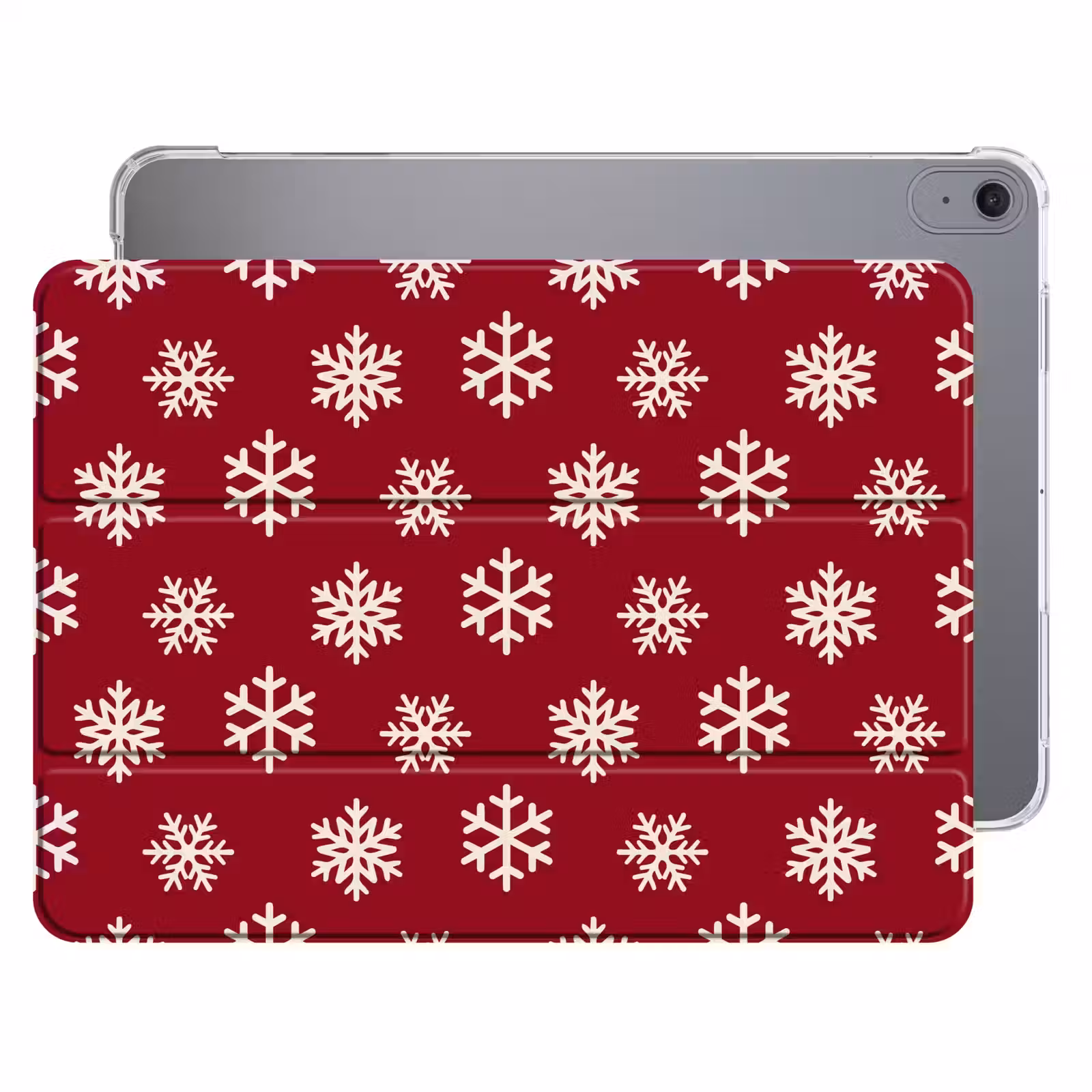 Sneeuwvlok - Rood - Wit - Kerst — 1