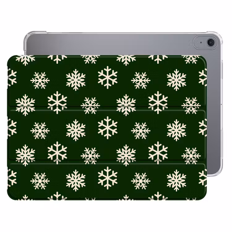Sneeuwvlok - Groen - Wit - Kerst — 1