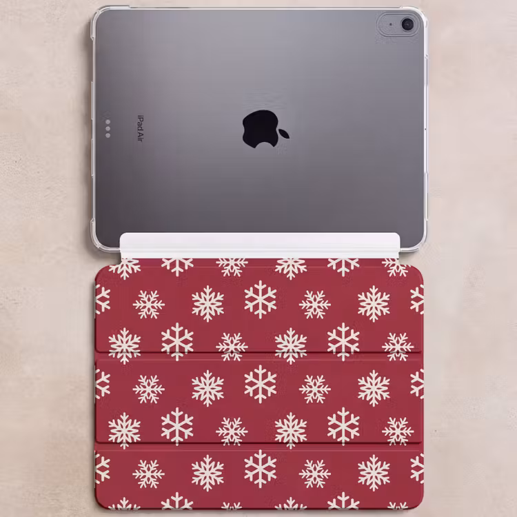 Sneeuwvlok - Rood - Wit - Kerst — 6