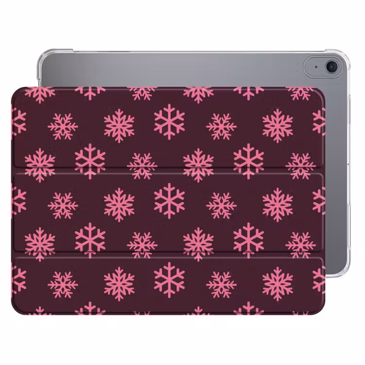 iPad hoes - Sneeuwvlok - Roze - Paars - Kerst — 1