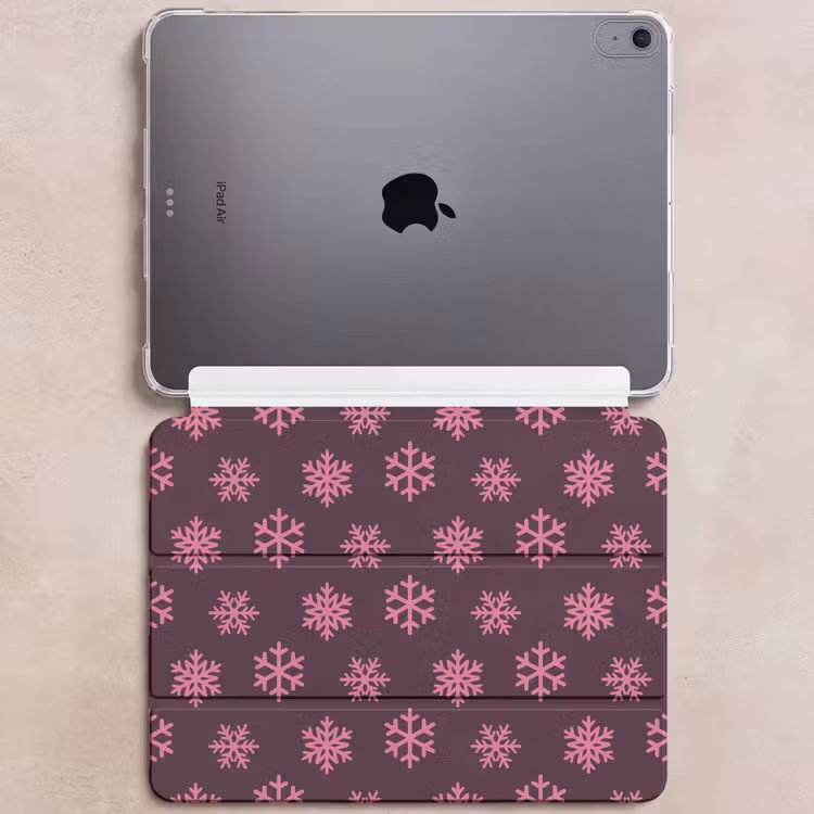 iPad hoes - Sneeuwvlok - Roze - Paars - Kerst — 6