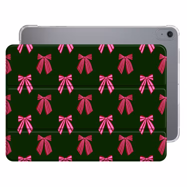 iPad hoes - Strikken - Kerst - Roze - Groen — 1