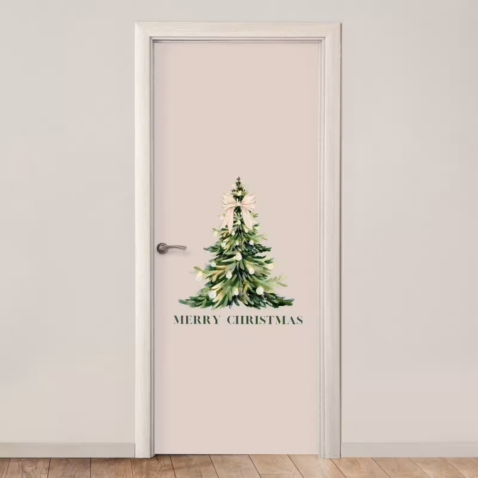 Deursticker - Kerst - Kerstboom - Tekst — 1